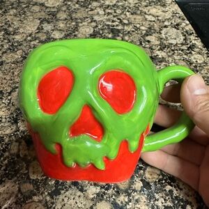 Green and Red Skull Mug